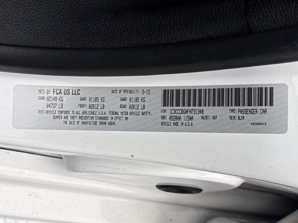 2015 Chrysler 200 S