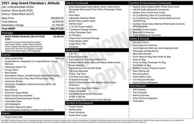 2021 Jeep Grand Cherokee L Altitude