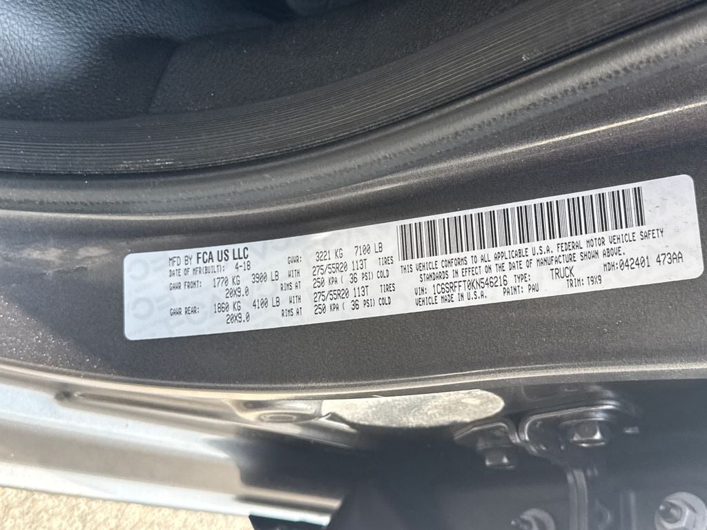 2019 RAM 1500 Big Horn/Lone Star