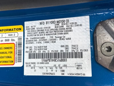 2019 Ford Mustang EcoBoost Premium