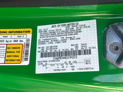 2019 Ford Mustang EcoBoost