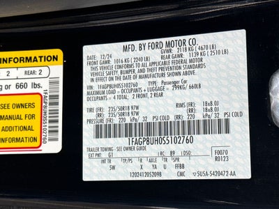 2025 Ford Mustang EcoBoost Premium