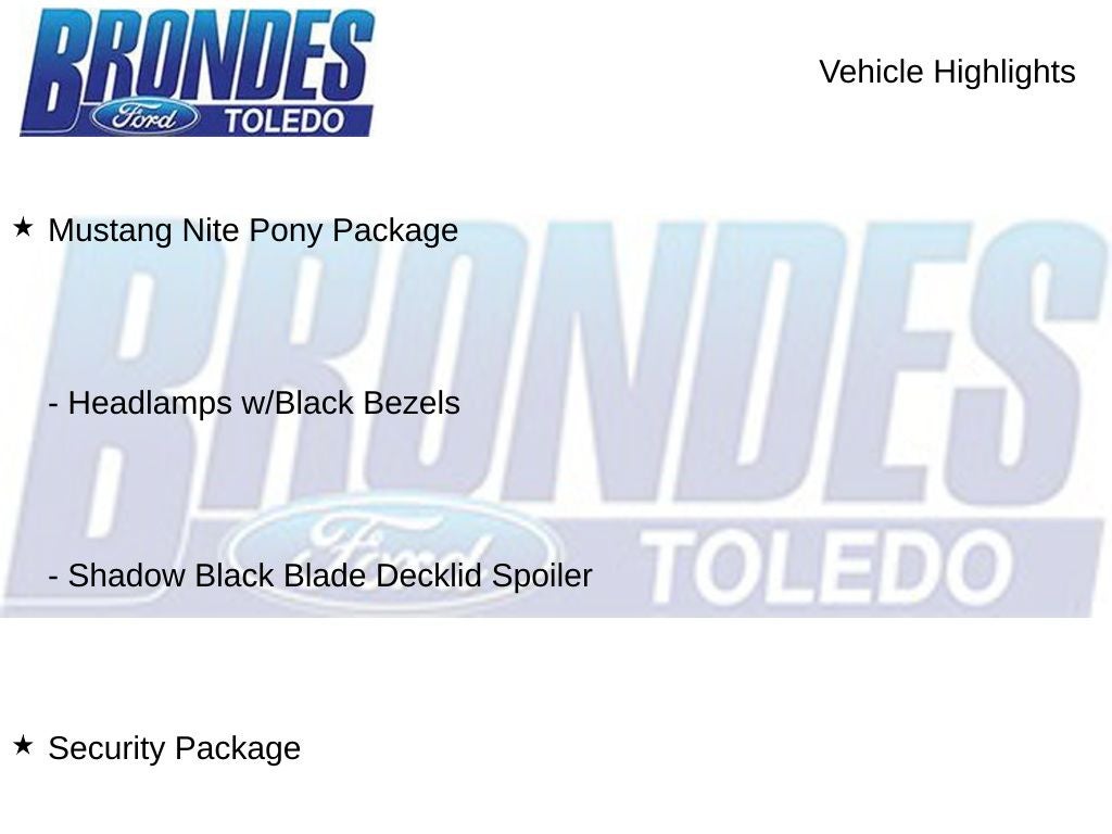 2025 Ford Mustang EcoBoost Premium