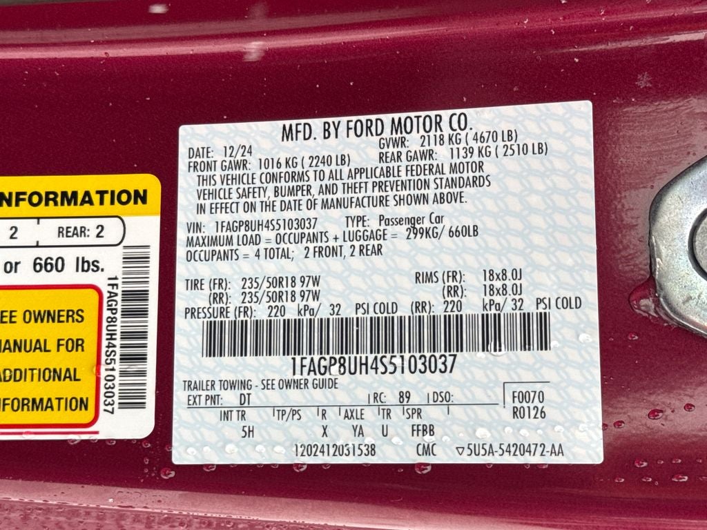 2025 Ford Mustang EcoBoost Premium