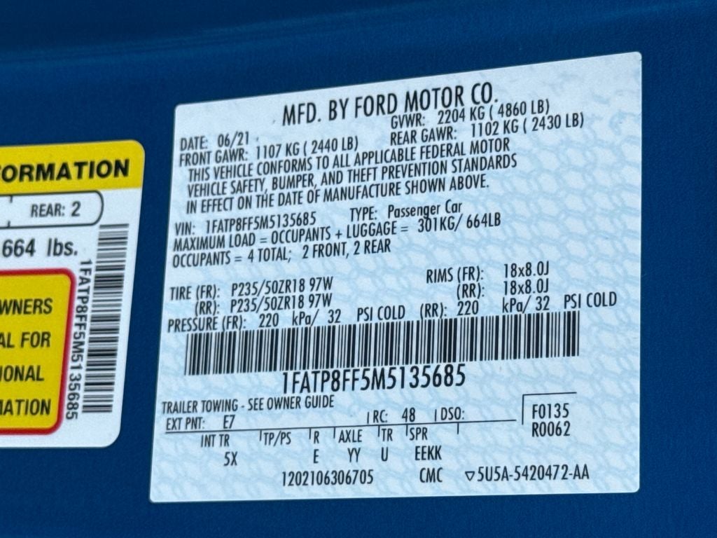2021 Ford Mustang GT Premium