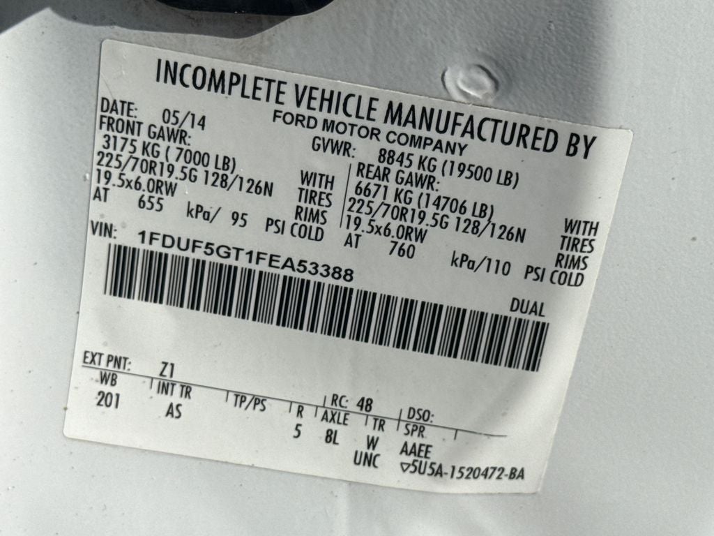 2015 Ford F-550SD XL DRW