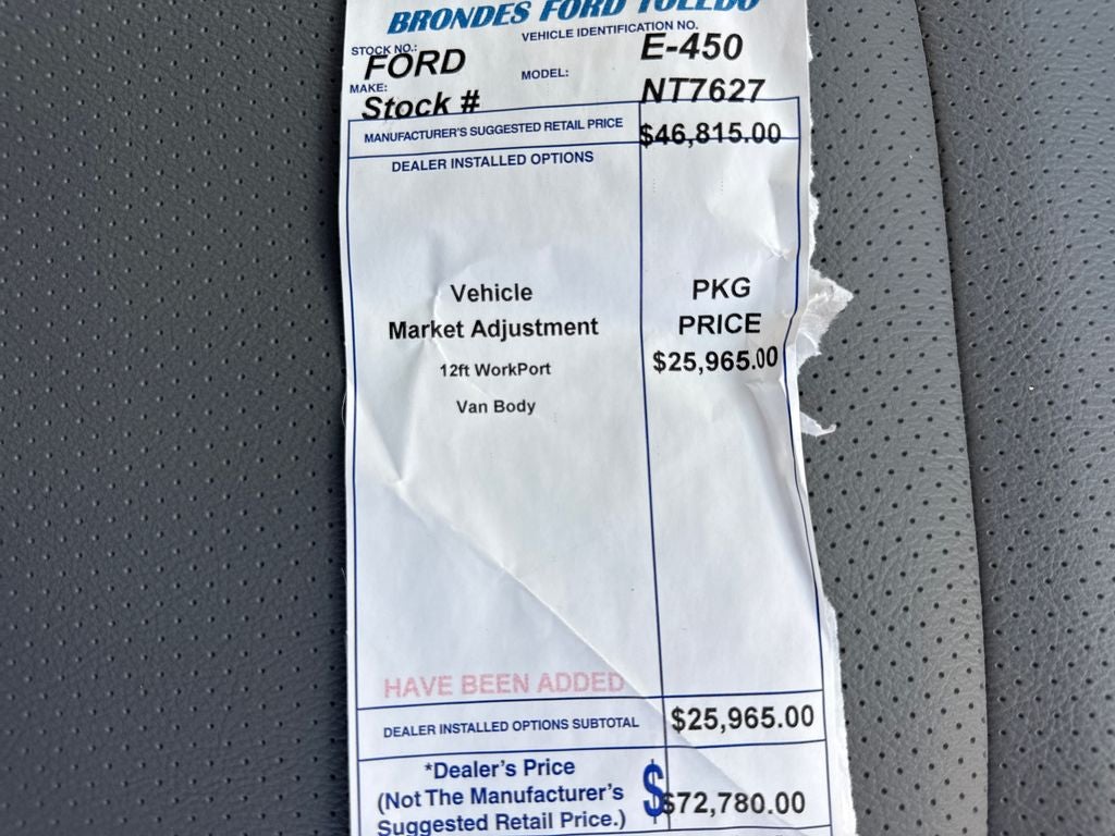 2026 Ford E-450SD Base