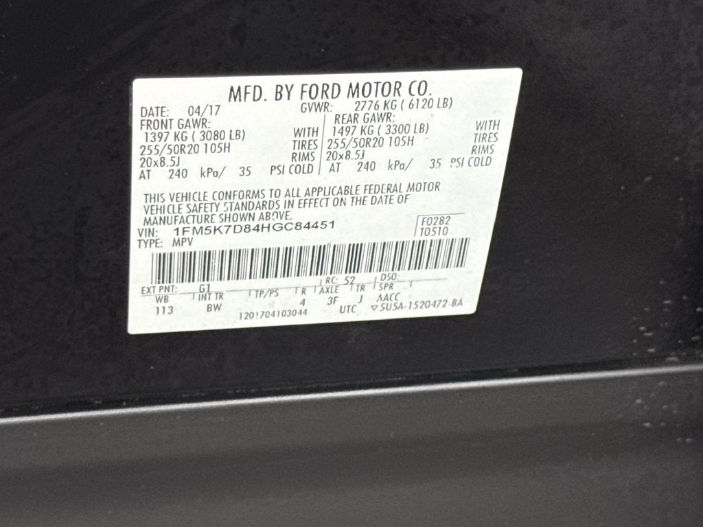 2017 Ford Explorer XLT