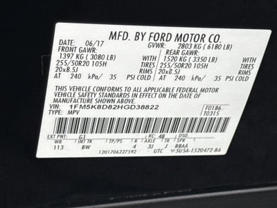 2017 Ford Explorer XLT