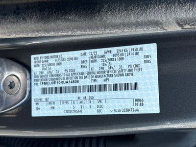 2024 Ford Escape Plug-In Hybrid Base