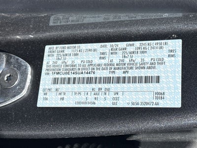 2025 Ford Escape Plug-In Hybrid Base