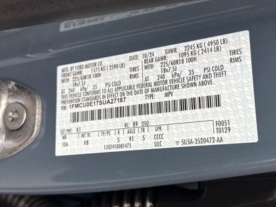 2025 Ford Escape Plug-In Hybrid Base