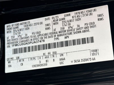 2023 Ford Escape Active