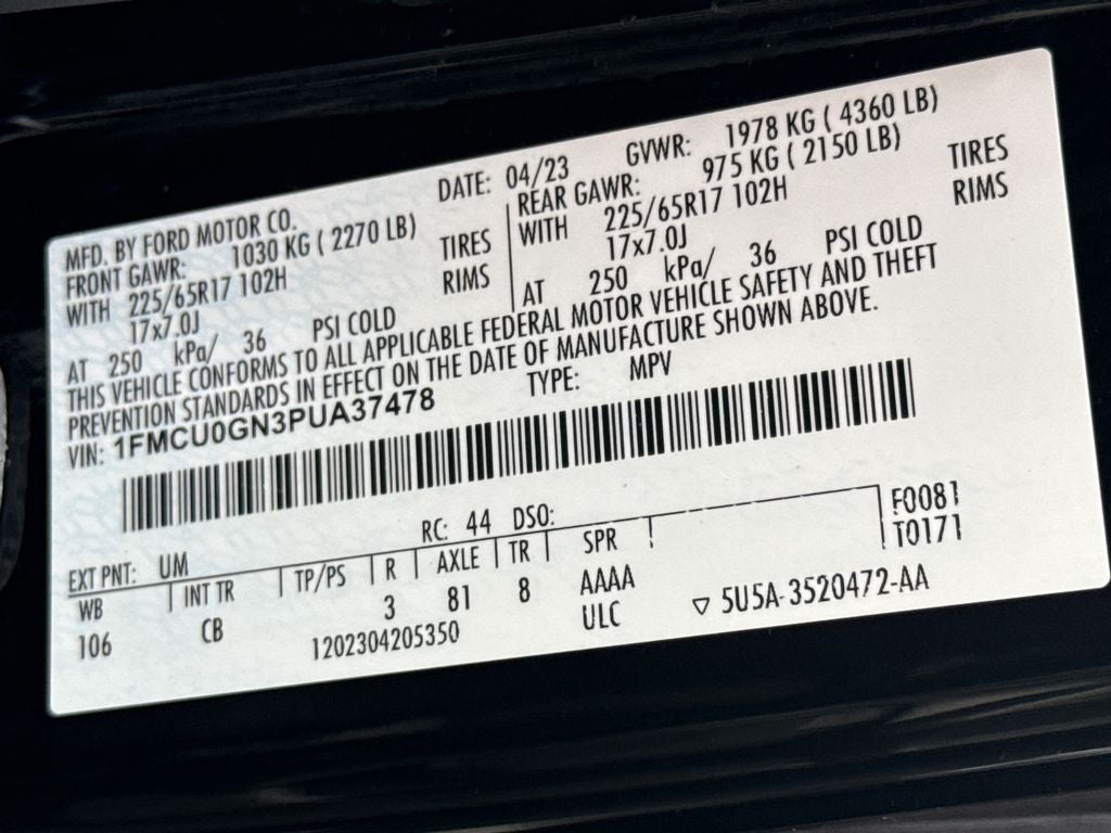 2023 Ford Escape Active