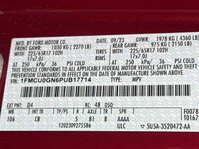 2023 Ford Escape Active