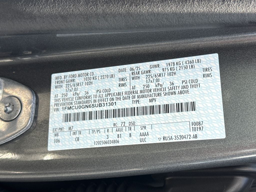 2025 Ford Escape Active