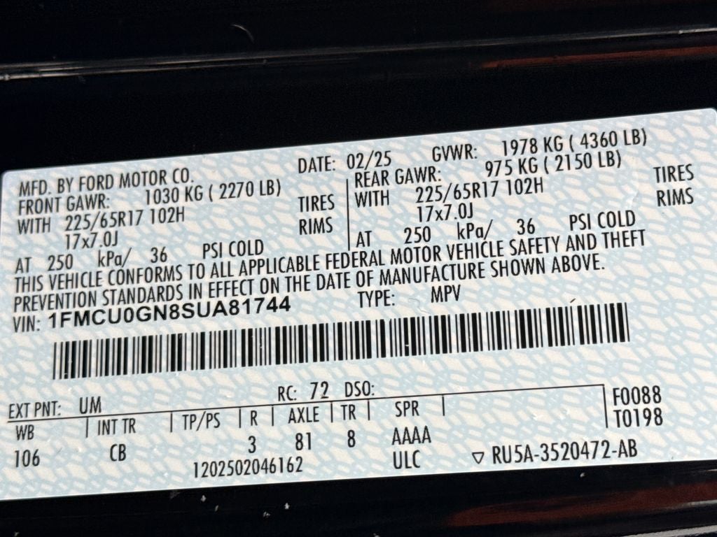 2025 Ford Escape Active