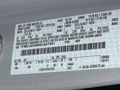 2025 Ford Escape Active