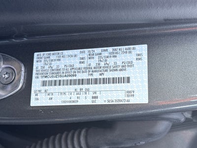 2025 Ford Escape Hybrid Platinum