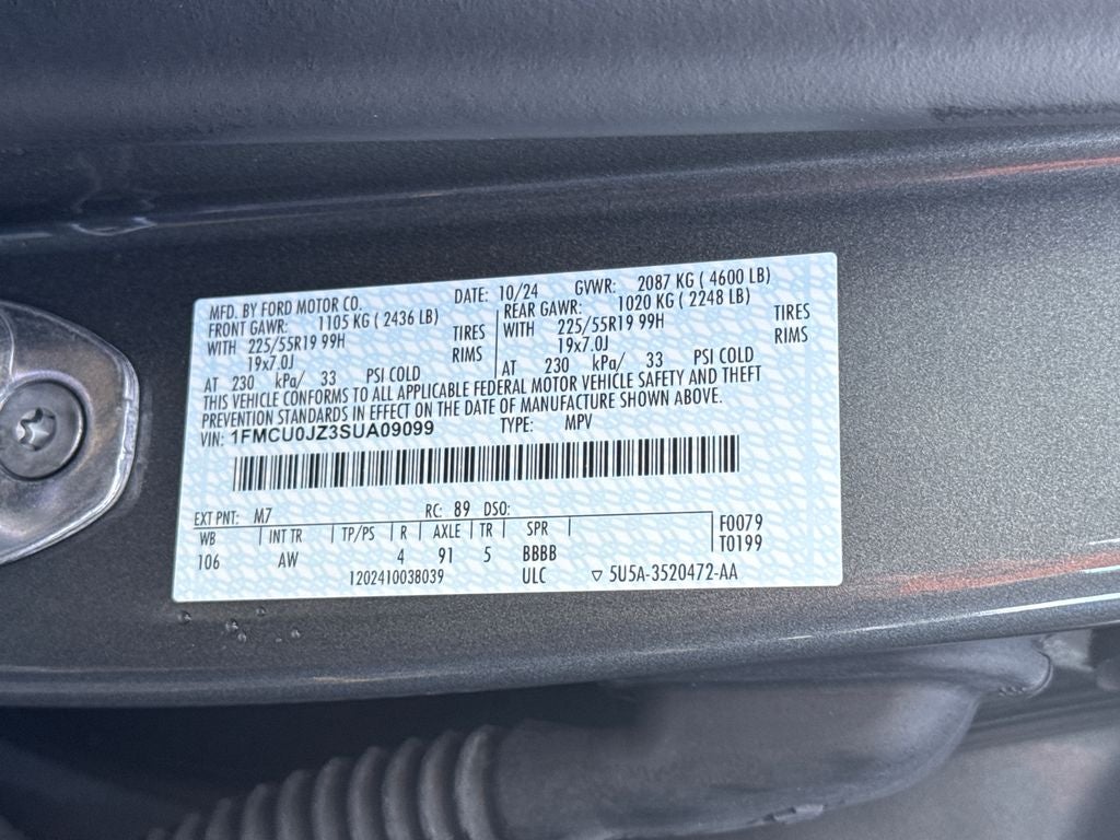 2025 Ford Escape Hybrid Platinum