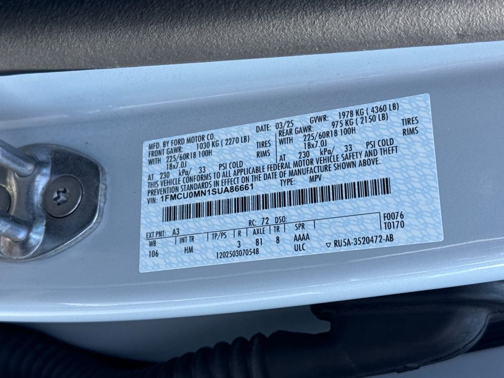 2025 Ford Escape ST-Line