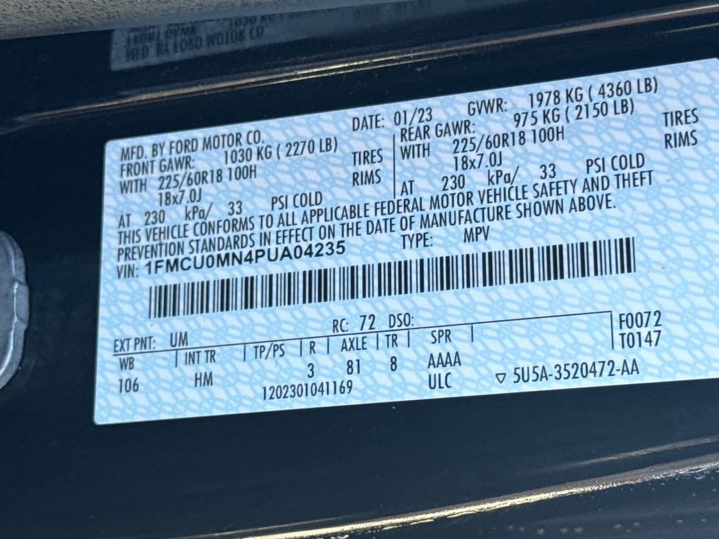 2023 Ford Escape ST-Line