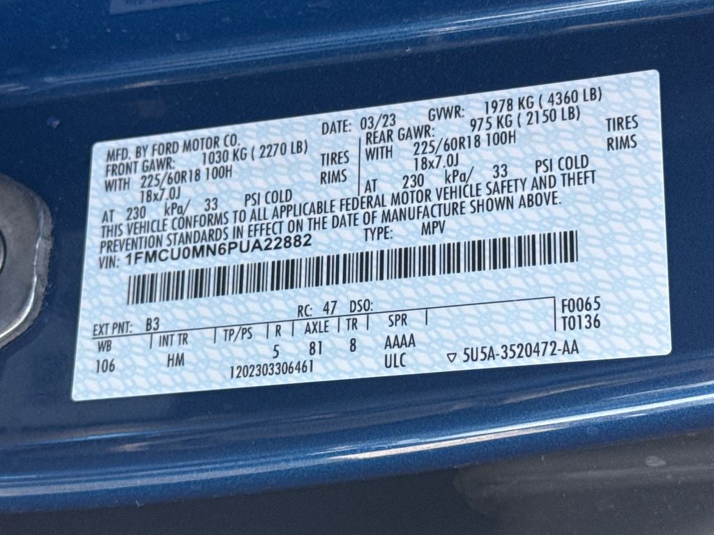 2023 Ford Escape ST-Line