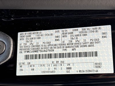 2025 Ford Escape Hybrid ST-Line