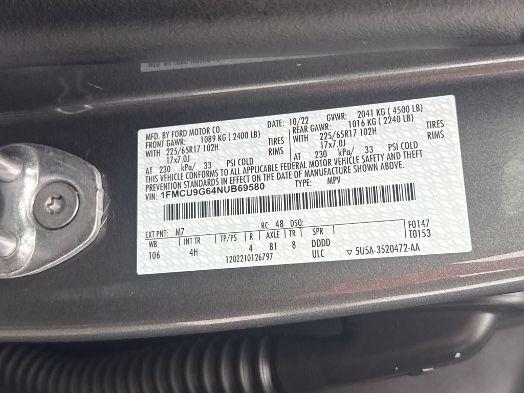 2022 Ford Escape SE