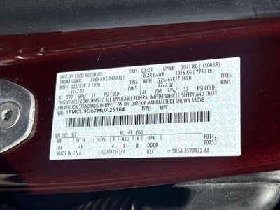 2021 Ford Escape SE