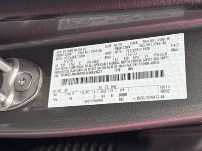 2025 Ford Escape Active