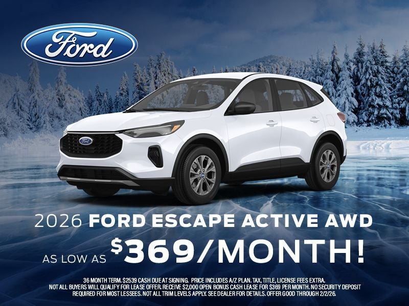 2026 Ford Escape Active