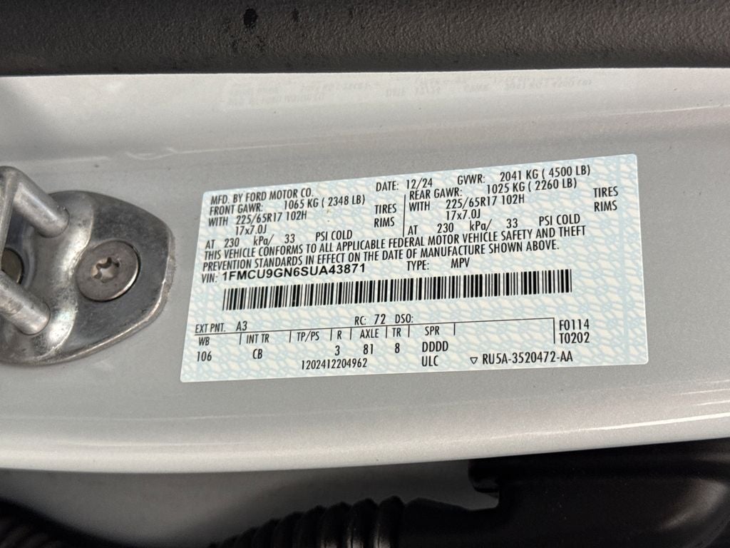 2025 Ford Escape Active