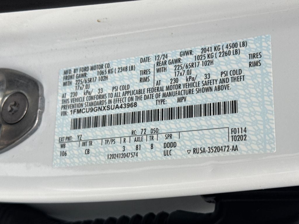 2025 Ford Escape Active