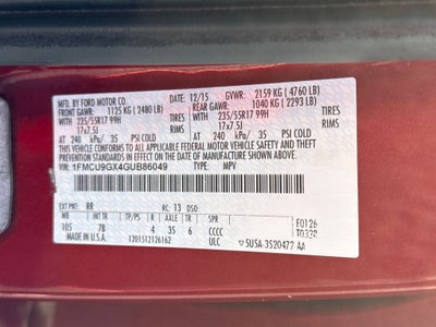 2016 Ford Escape SE