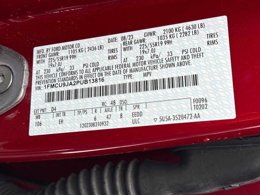 2023 Ford Escape Platinum