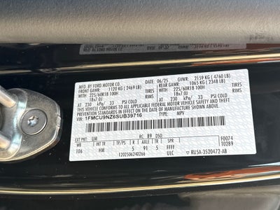 2025 Ford Escape Hybrid ST-Line Select