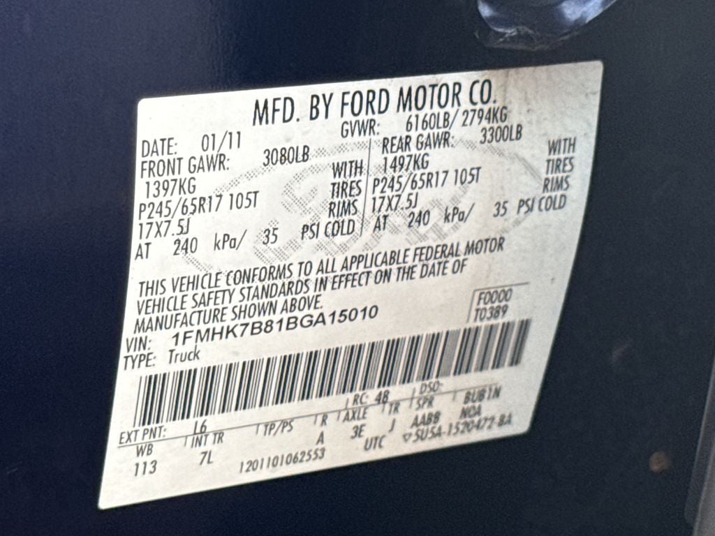 2011 Ford Explorer Base