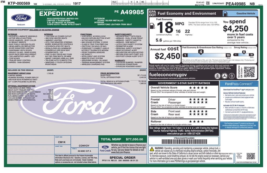 2023 Ford Expedition Limited