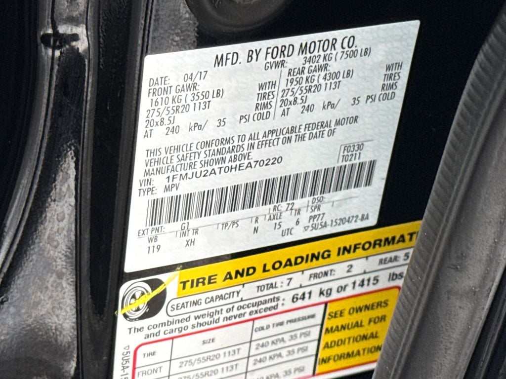 2017 Ford Expedition Limited