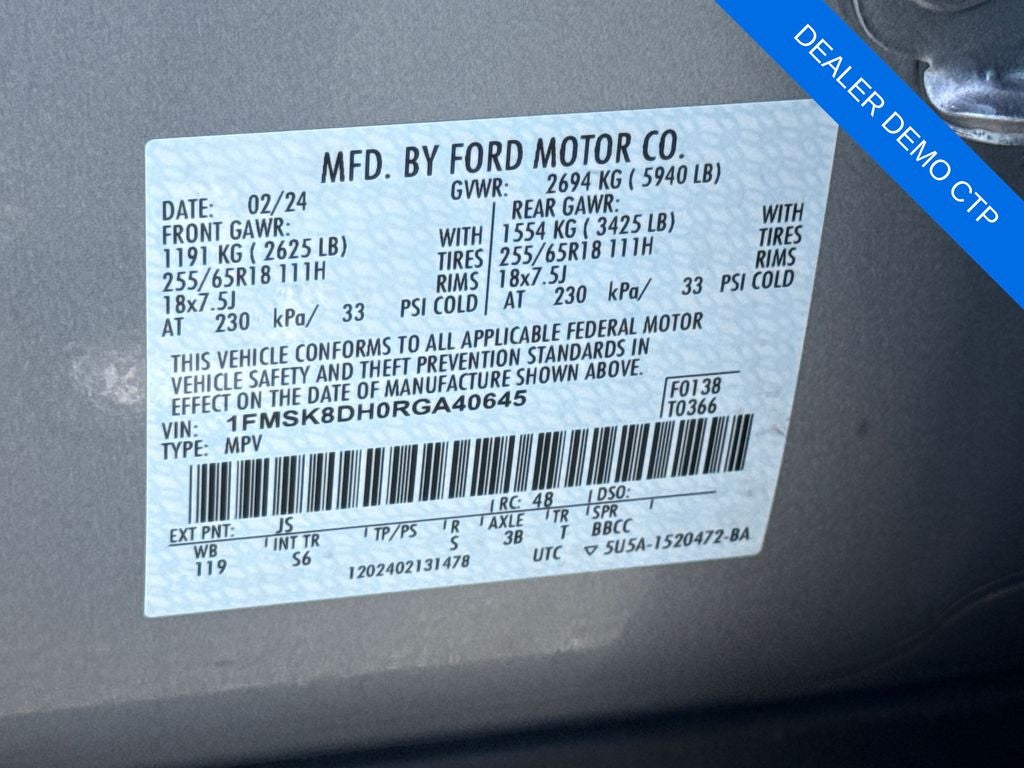 2024 Ford Explorer XLT