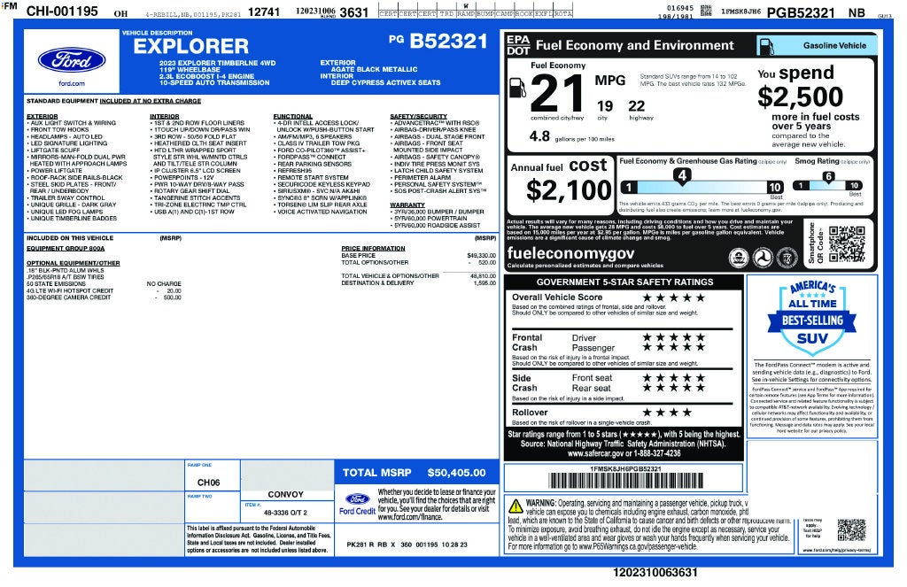 2023 Ford Explorer Timberline