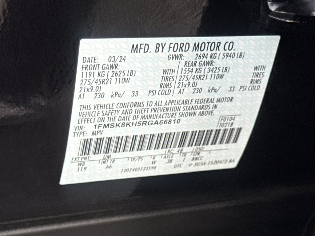 2024 Ford Explorer ST-Line