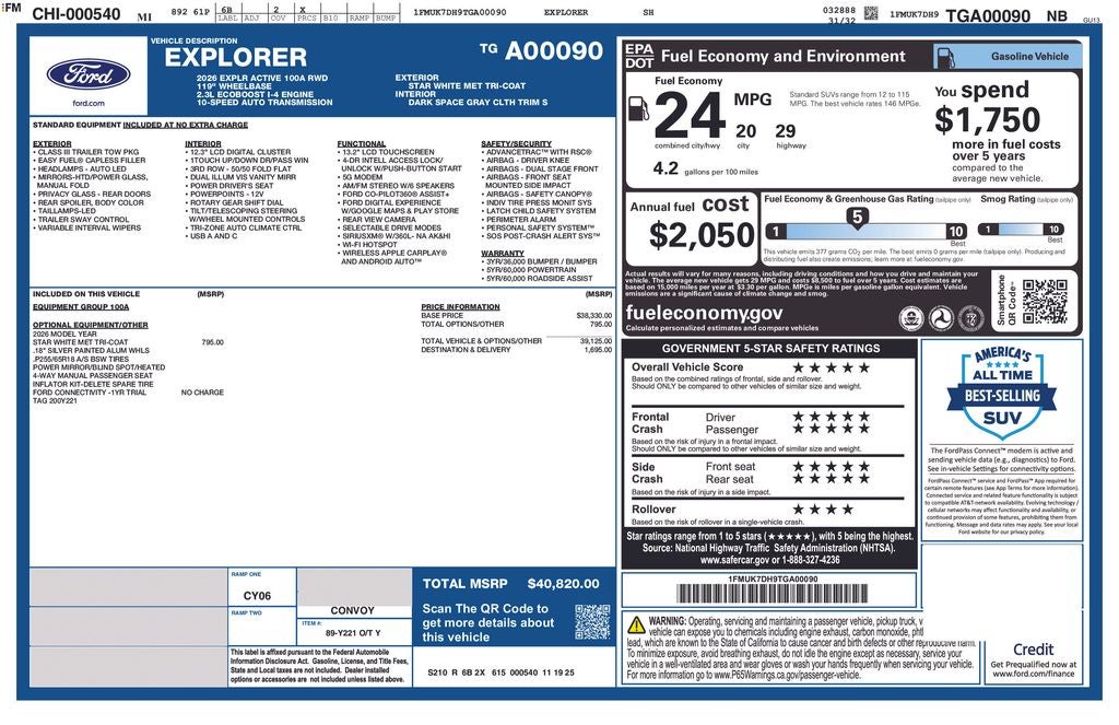 2026 Ford Explorer Active