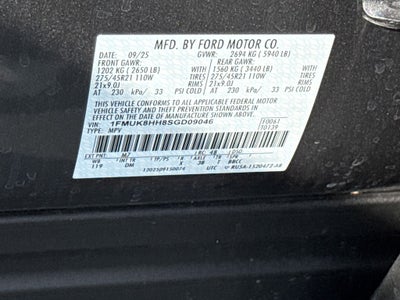 2025 Ford Explorer Platinum