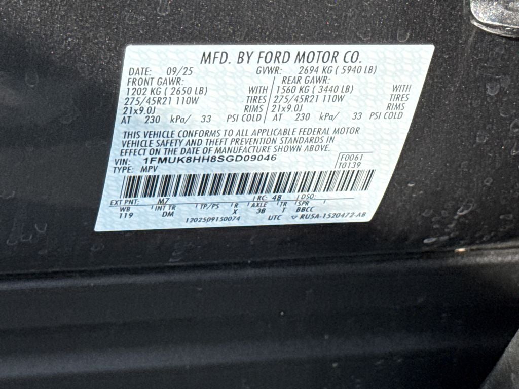 2025 Ford Explorer Platinum