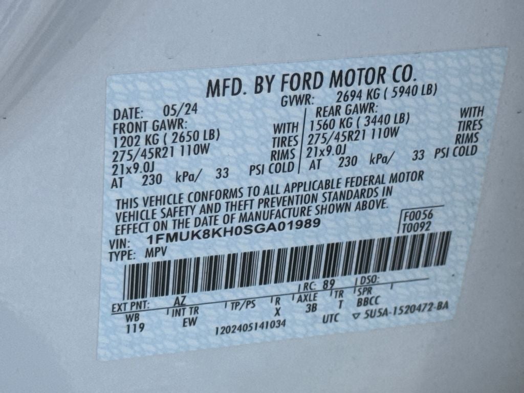 2025 Ford Explorer ST-Line