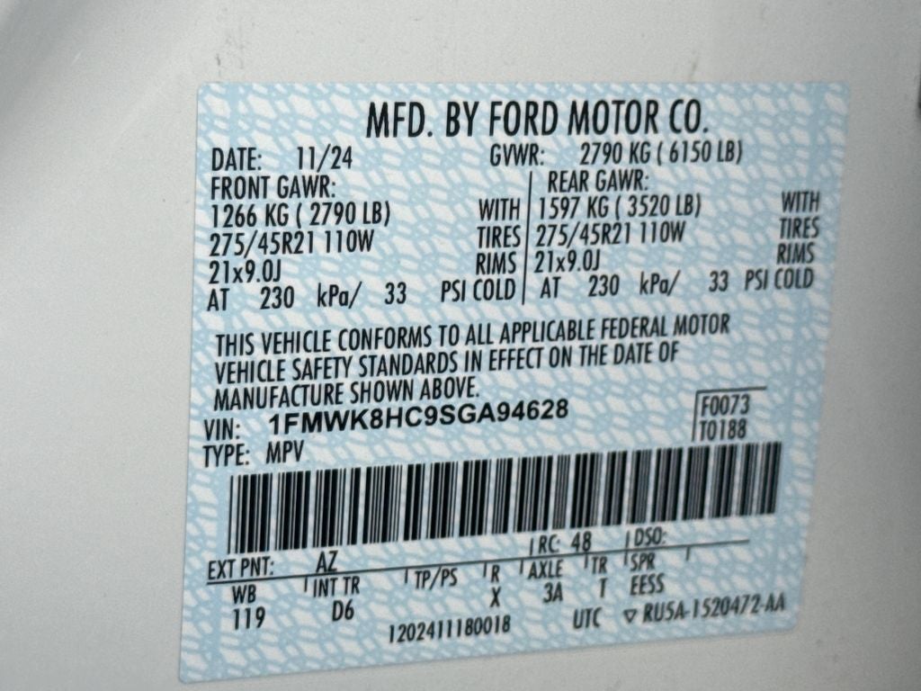 2025 Ford Explorer Platinum