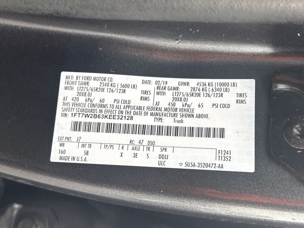 2019 Ford F-250SD Lariat