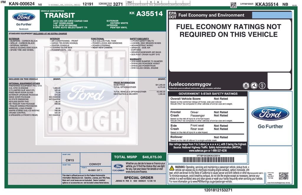 2019 Ford Transit-350 Base